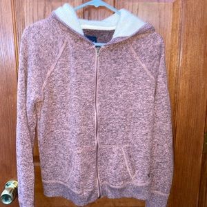American eagle fuzzy jacket